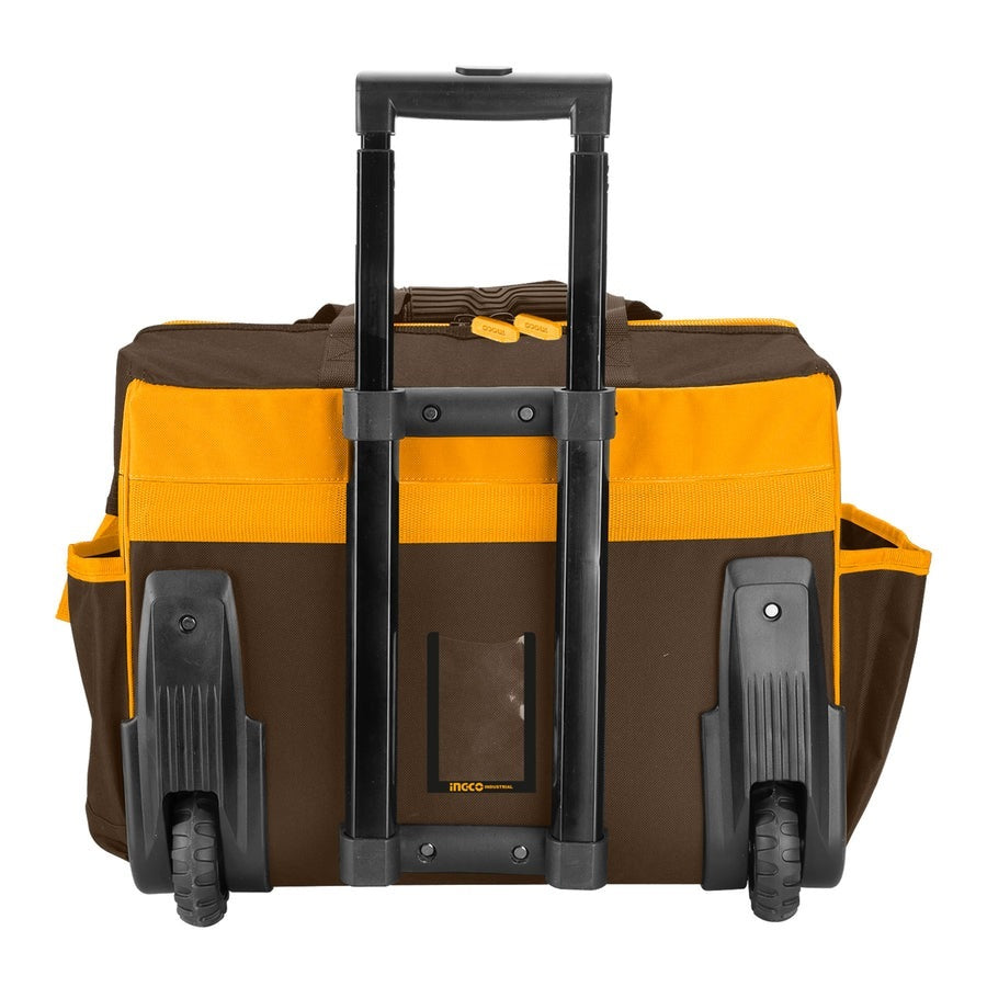 INGCO 20" Telescopic Handle Wheeled Tool Bag 450X280X360mm HRRTB2015 – view 2