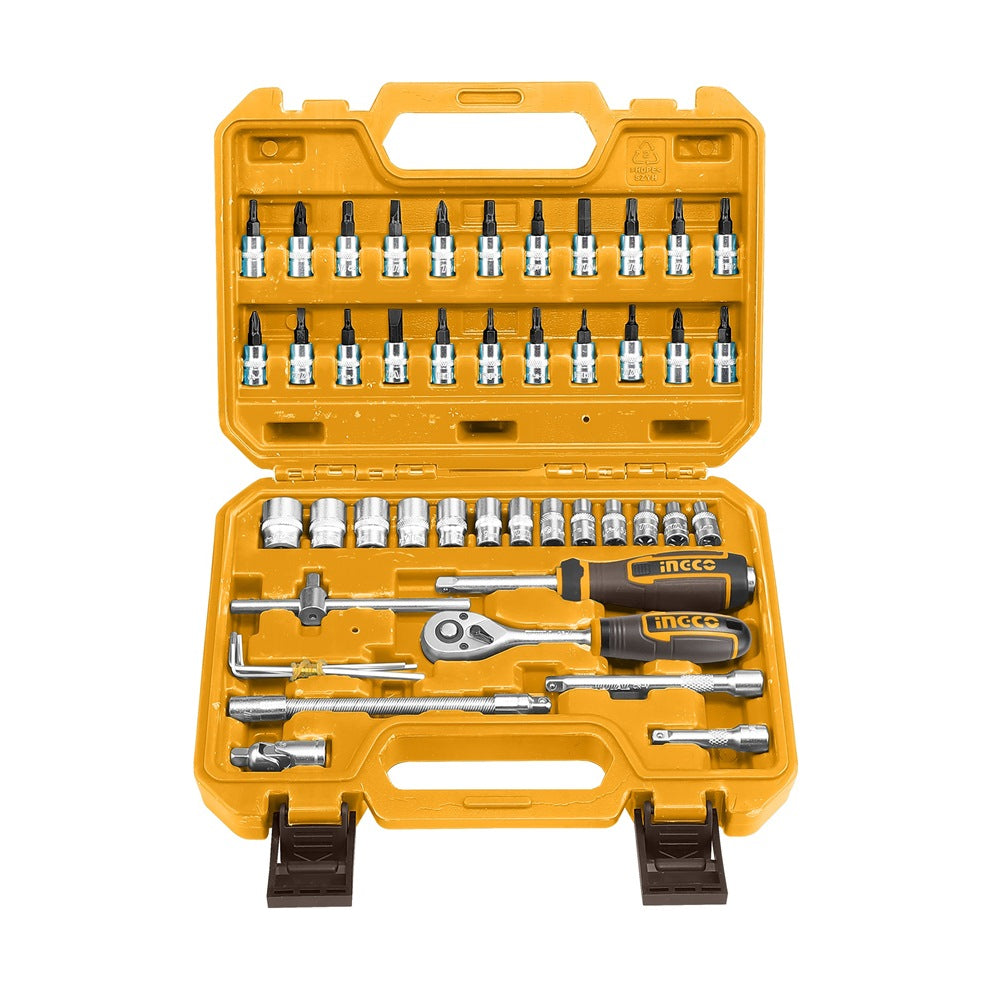 INGCO 46pcs 1/4" DR. Socket set HKTS14462 – view 2