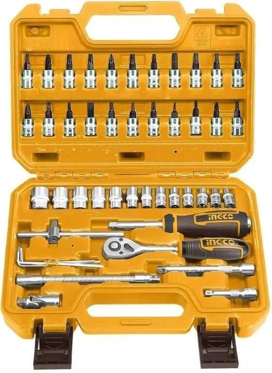 INGCO 46pcs 1/4" DR. Socket set HKTS14462 – view 3