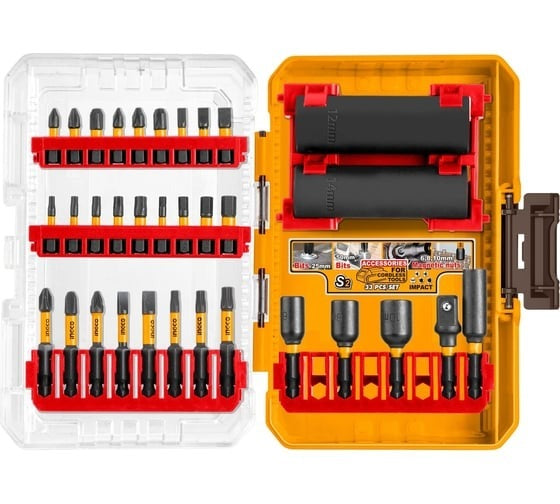 INGCO 33pcs Impact Driver Bits + Socket set AKDL63306 – view 2