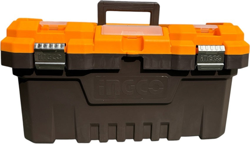 INGCO 20" Plastic Tool Box Metal Latch W/organiser 508*296*261mm PBX2002 – view 3