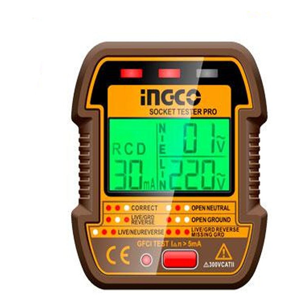 INGCO British Plug Socket Tester HESST30012 – view 3