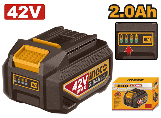 INGCO 42V 2.0Ah Battery Pack FBLI42201