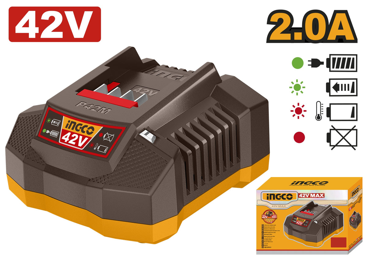 INGCO 42V 2A Battery Charger FCLI42021