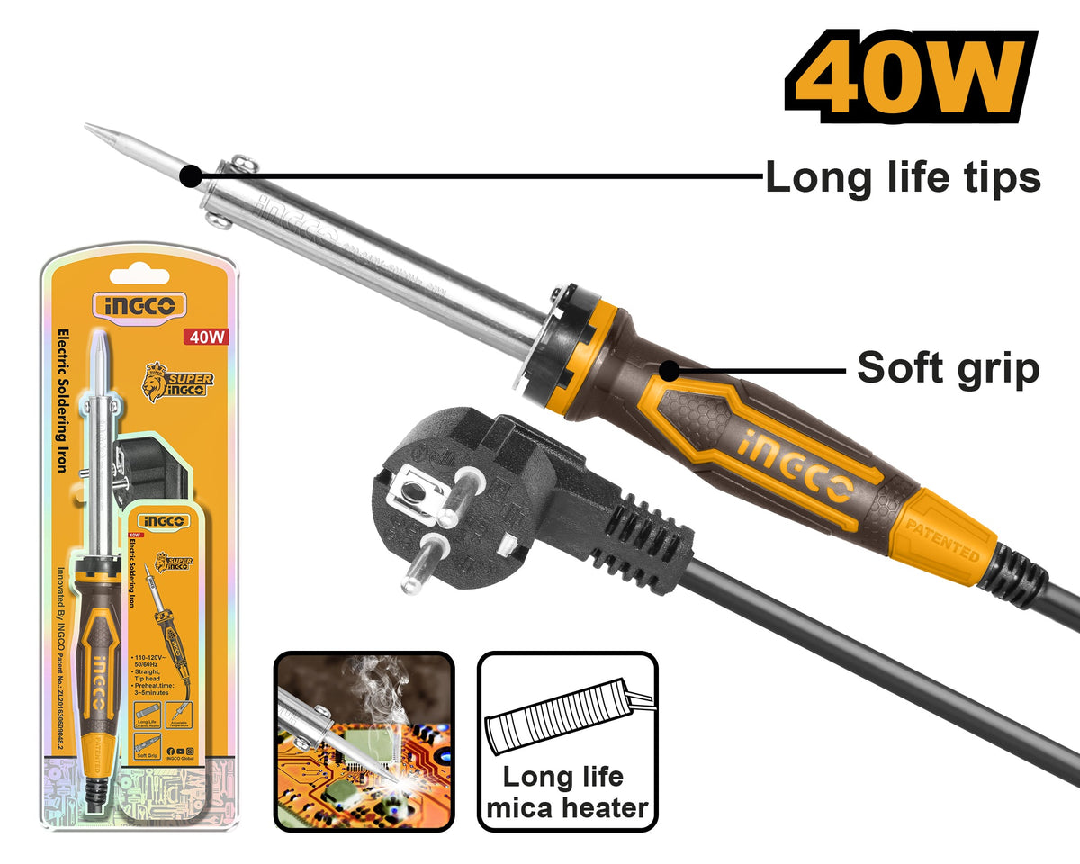 INGCO Electric Soldering Iron Straight Tip SI0248
