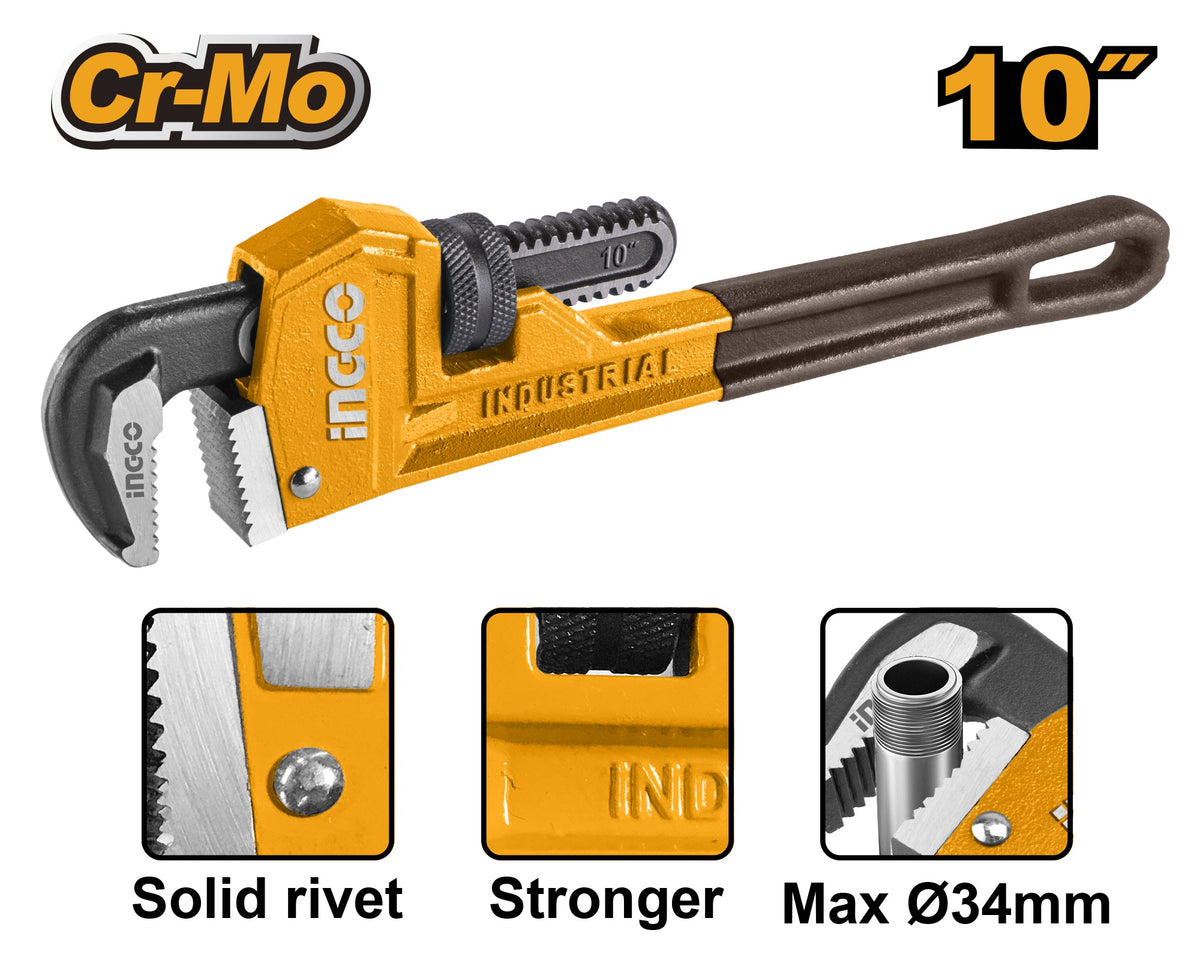 INGCO Industrial Steel Pipe Wrench HPW0810