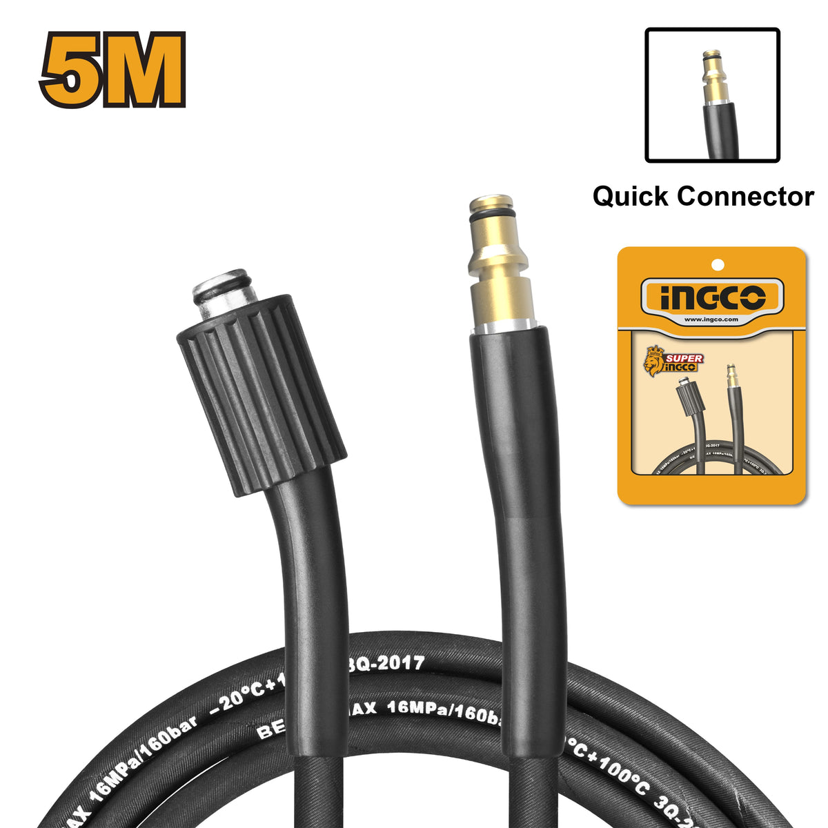 INGCO 5m High Pressure Hose AHPH5028