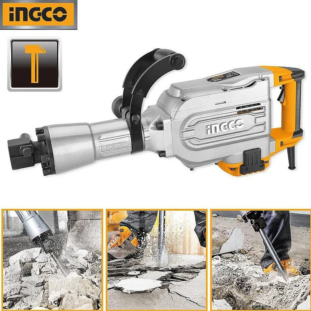 INGCO Demolition Breaker Hex 30mm Chuck 1700W 45J PDB17008 – view 3