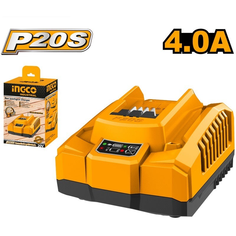 INGCO 20V 2X4.0Ah Battery + 4A Charger set FBCPK2013 – view 3