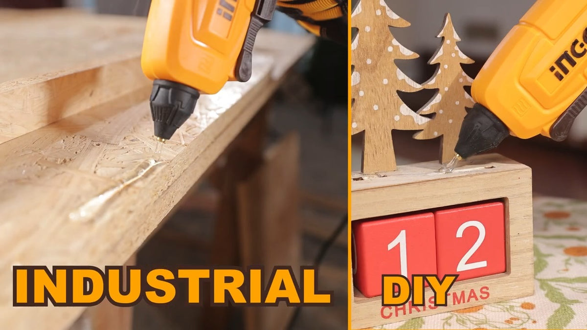 INGCO Electric Glue Gun 45W-MAX250W with 8PCS150mm Glue Stick GG408 – view 3
