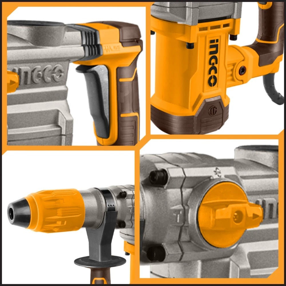 INGCO SDS Max 40mm 1600W Max 10J Rotary Hammer RH1600388 – view 2
