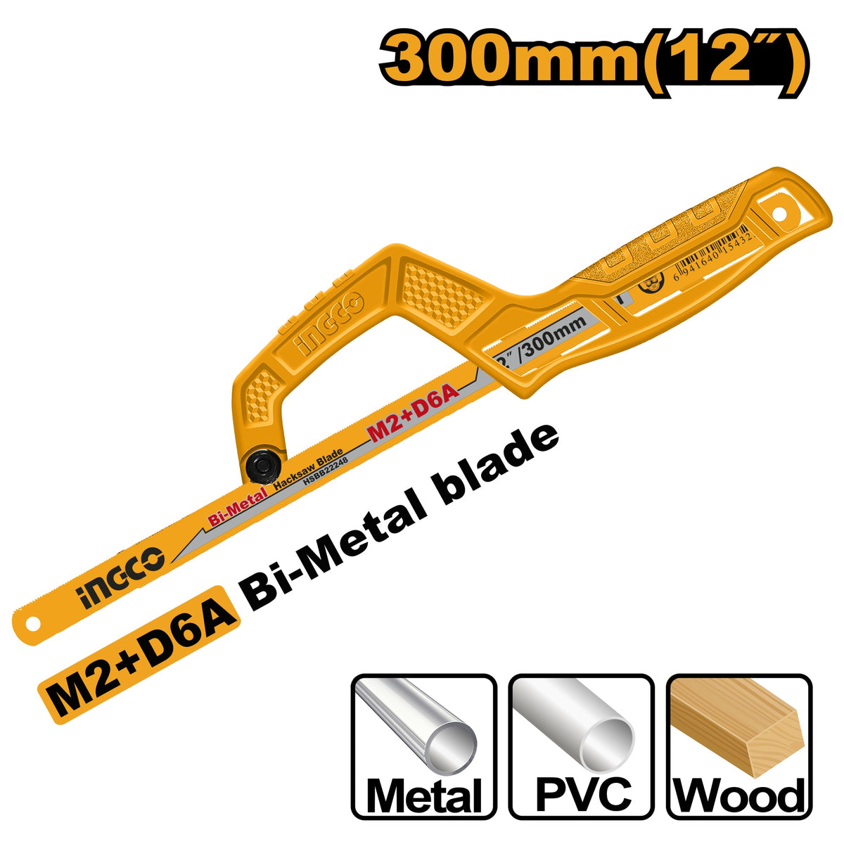 INGCO Mini Hacksaw MHHF1504