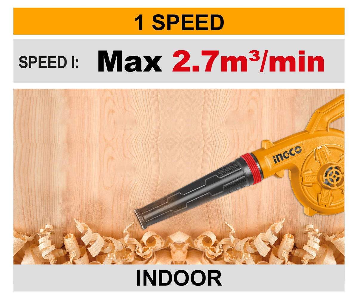 INGCO 20V LI-ION Blower 18,000RPM 2.7M3/MIN 1X2.0Ah+CHGR CABLI20781 – view 2