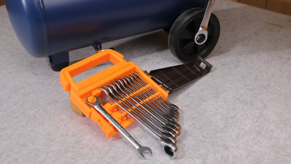 INGCO 12pcs Ratchet Combi Spanner set 8~19mm HKSPAR1122 – view 2