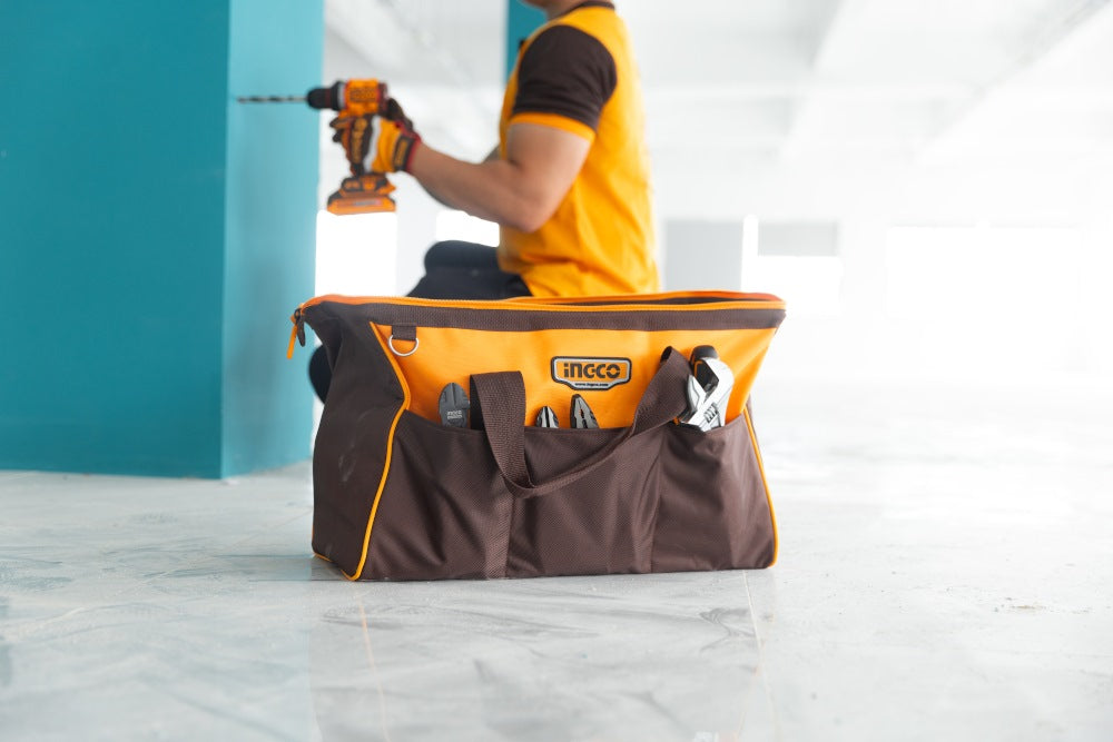 INGCO 19 Inch Tool Bag with 6 Pockets Outside + 8 Inside HTBG281928 – view 3