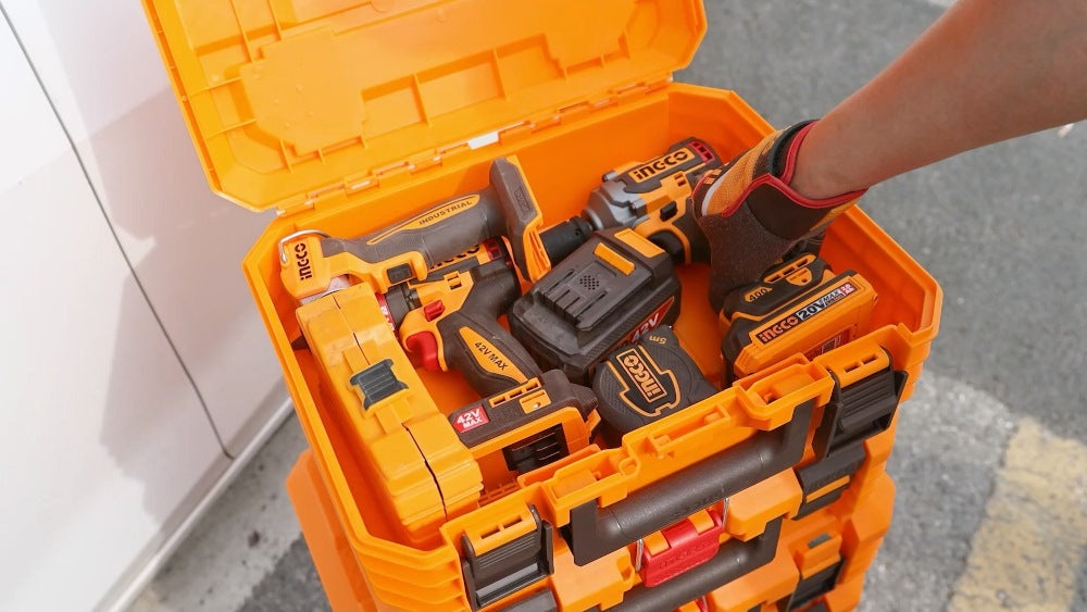INGCO 19" Stackable Deep Tool Box 480X320X248mm PBXS103 – view 2