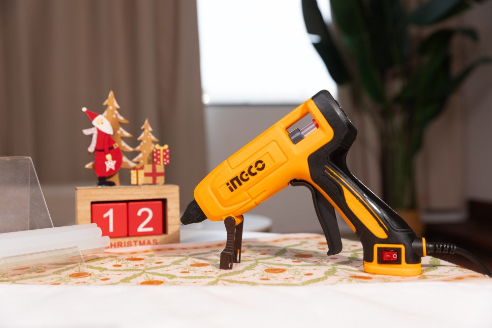 INGCO Electric Glue Gun 45W-MAX250W with 8PCS150mm Glue Stick GG408 – view 4