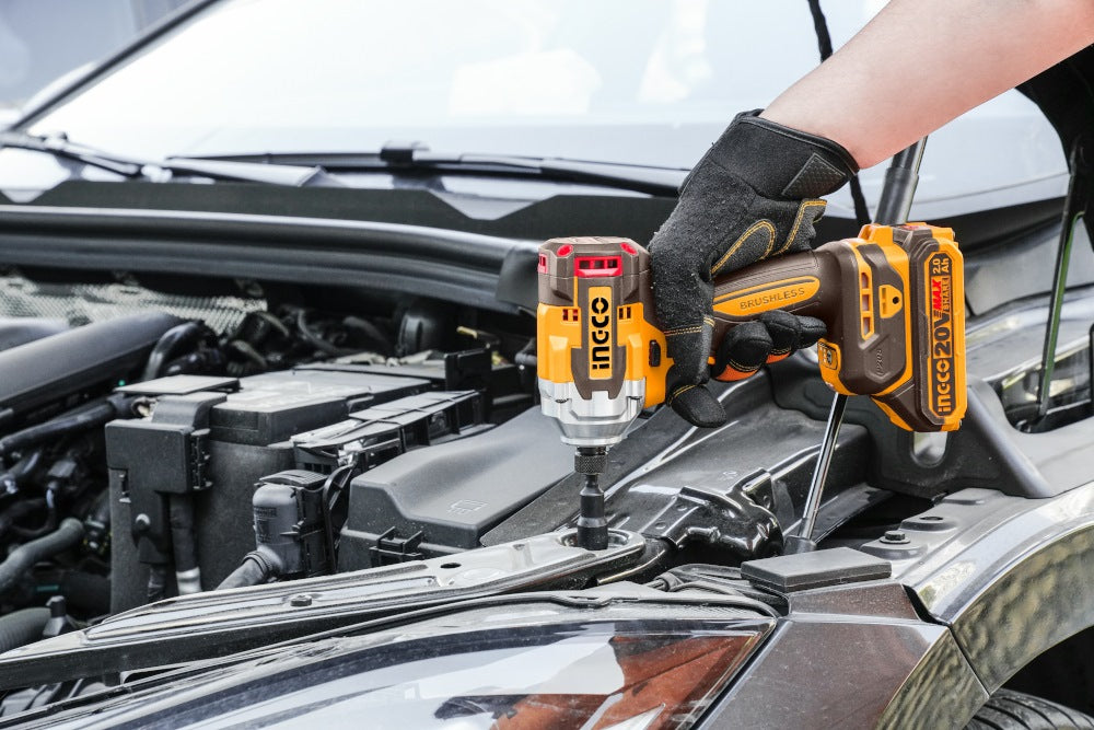 INGCO 20V Brushless Impact Driver 285Nm W/2 x 20V 2.0Ah & Charger CIRLI2028 – view 4