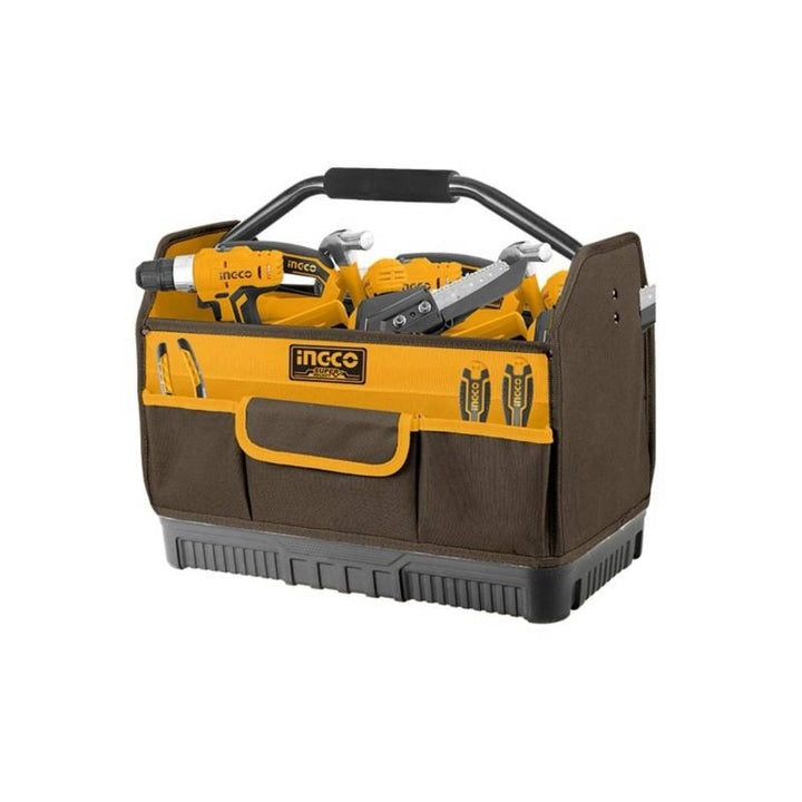 INGCO 16 Inch Industrial Grade Tool Bag 410X230X320mm HTBGL04 – view 2