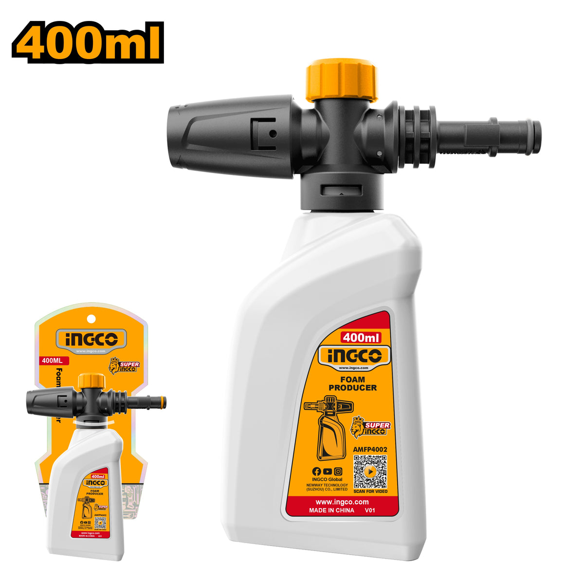 INGCO Foam Producer for High Pressure Washer 400ml AMFP4002