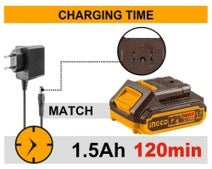 INGCO 12V 2HR Battery Charger FCLI12071 – view 2