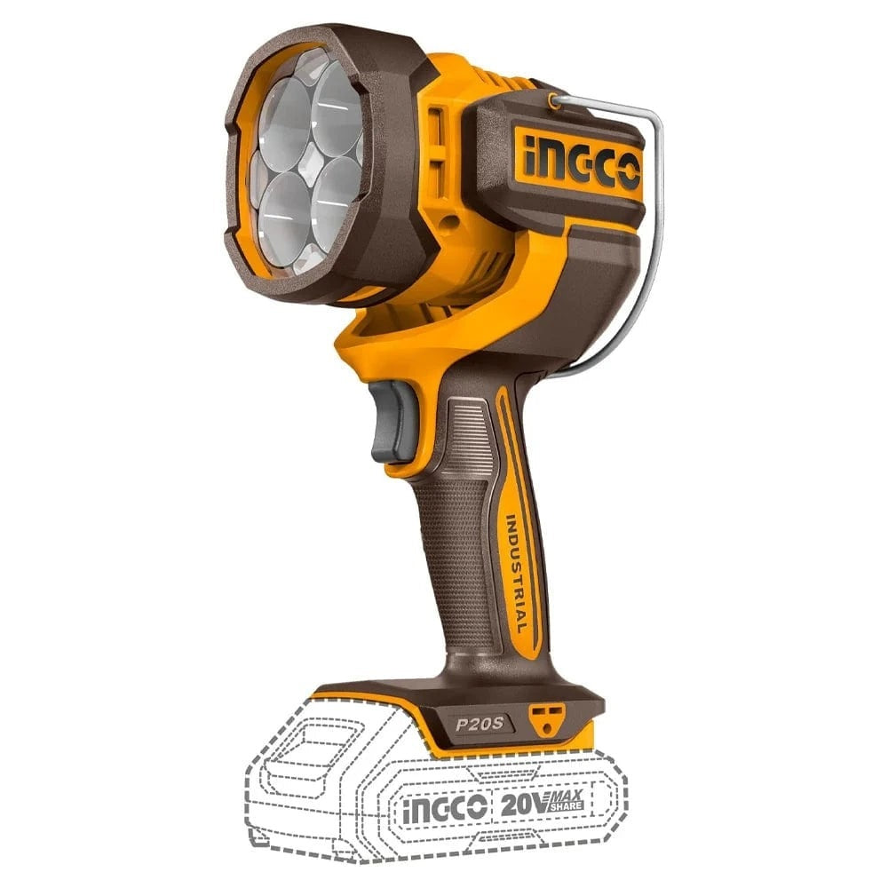 INGCO 3pc 1050Nm Impact WRENCH+166Nm Impact DRILL+2000LUM Lamp COSLI250882 – view 4