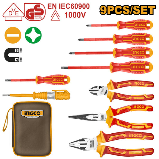 INGCO Vde 9pcs Insulated Hand Tool set HKIST3091