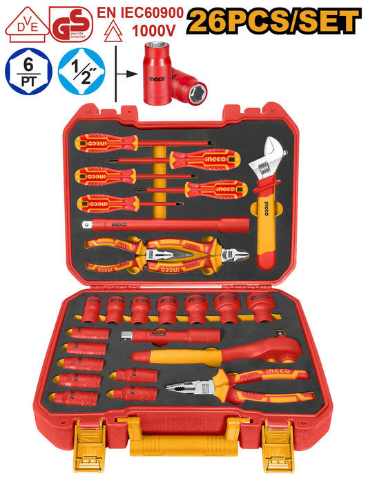 INGCO Vde 26pcs Insulated Hand Tool set HKITH2601