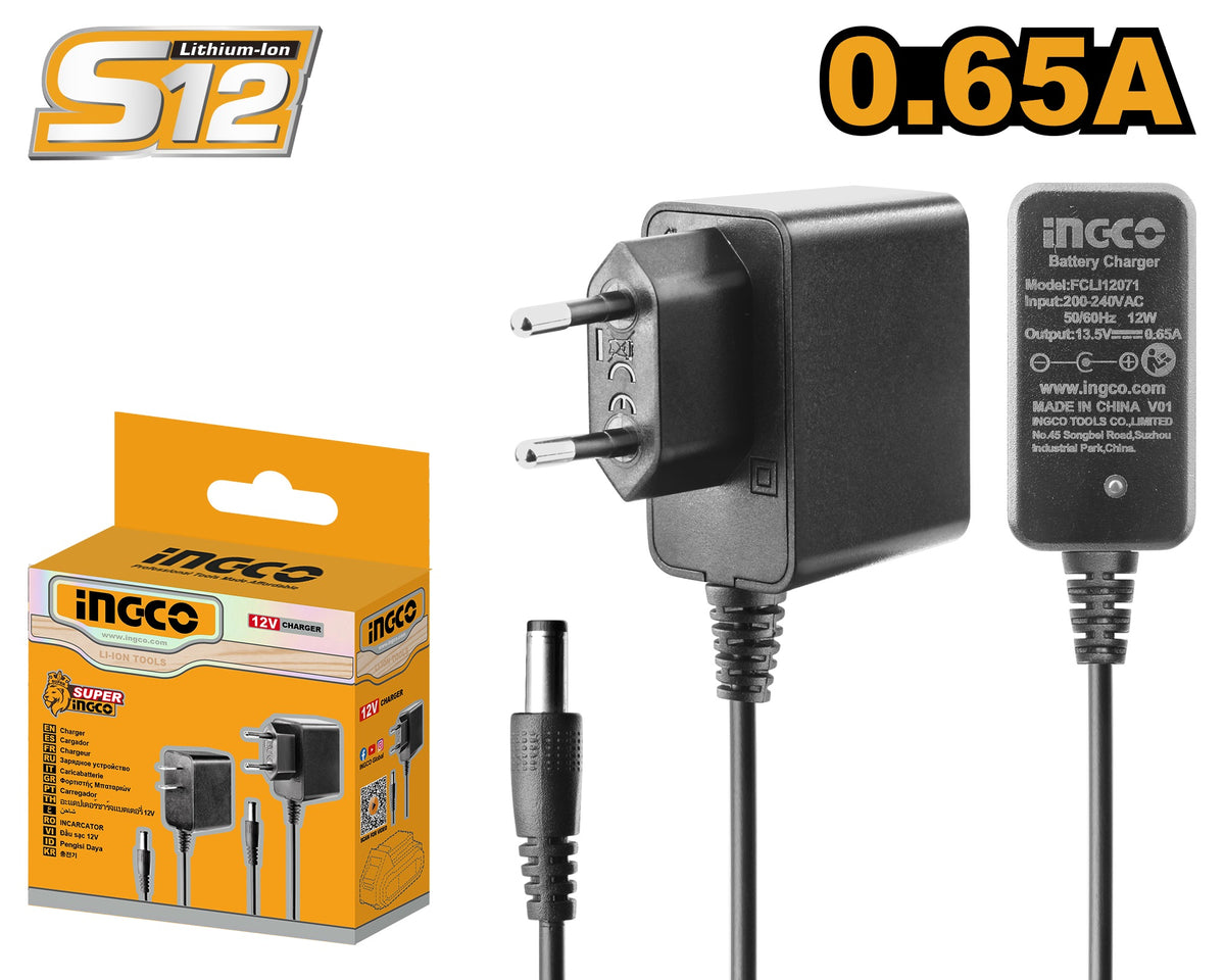 INGCO 12V 2HR Battery Charger FCLI12071