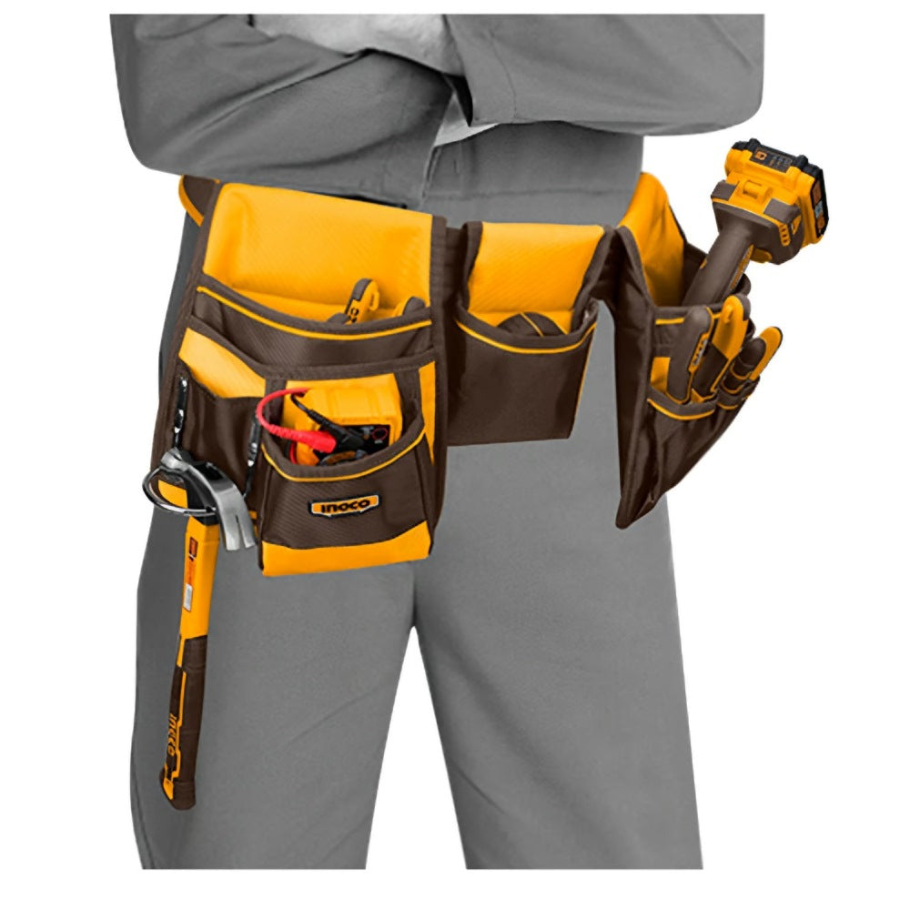 INGCO 10 Pockets Tool Pouch with Adj. Waist Belt HTBP020328 – view 3