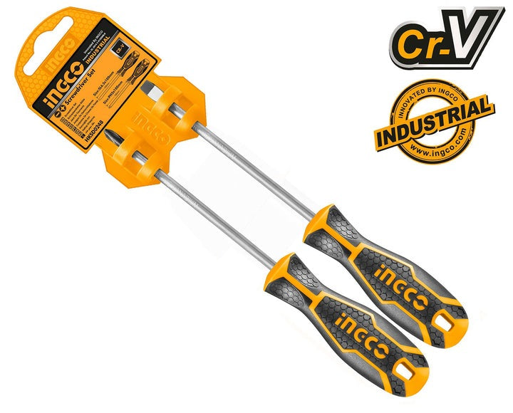 INGCO 2pcs Screwdriver set HKSD0248 – view 2