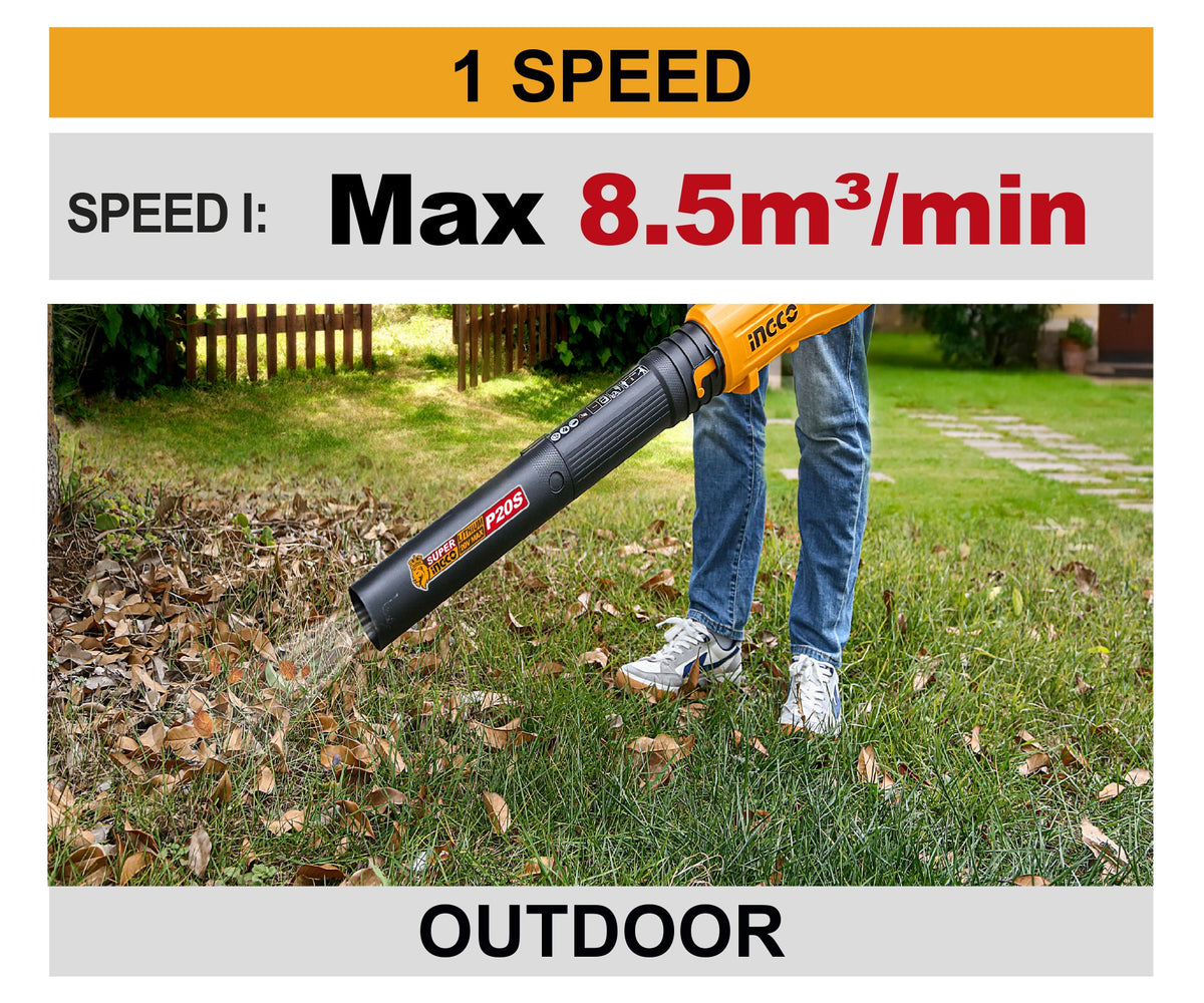 INGCO 20V LI-ION Leaf Blower 2 x 2.0Ah+CHARGER CABLI203232 – view 2