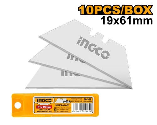 INGCO Utility Knife Trapezoid Blade 10PP HUKB61001