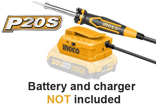 INGCO 20V LI-ION Soldering Iron 40W (Bare Unit) CSILI2001