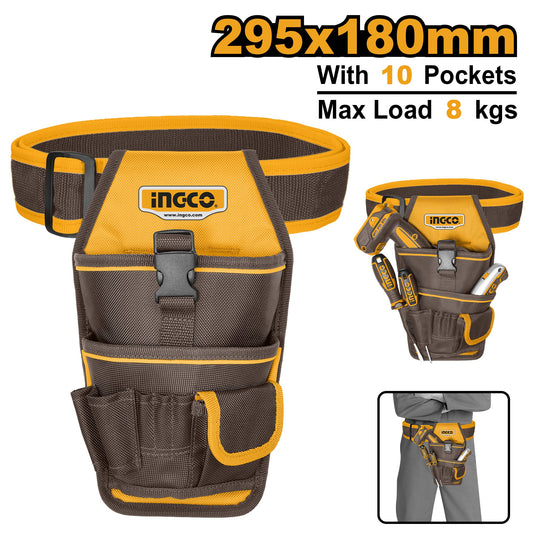 INGCO 10 Pockets Waist Pouch with Belt HTBP030628