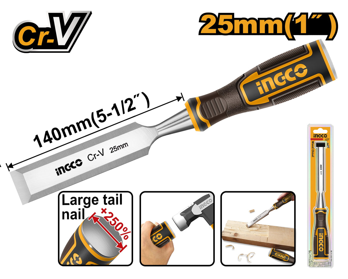 INGCO Bevel Edge Wood Chisel HWC0812 – view 4