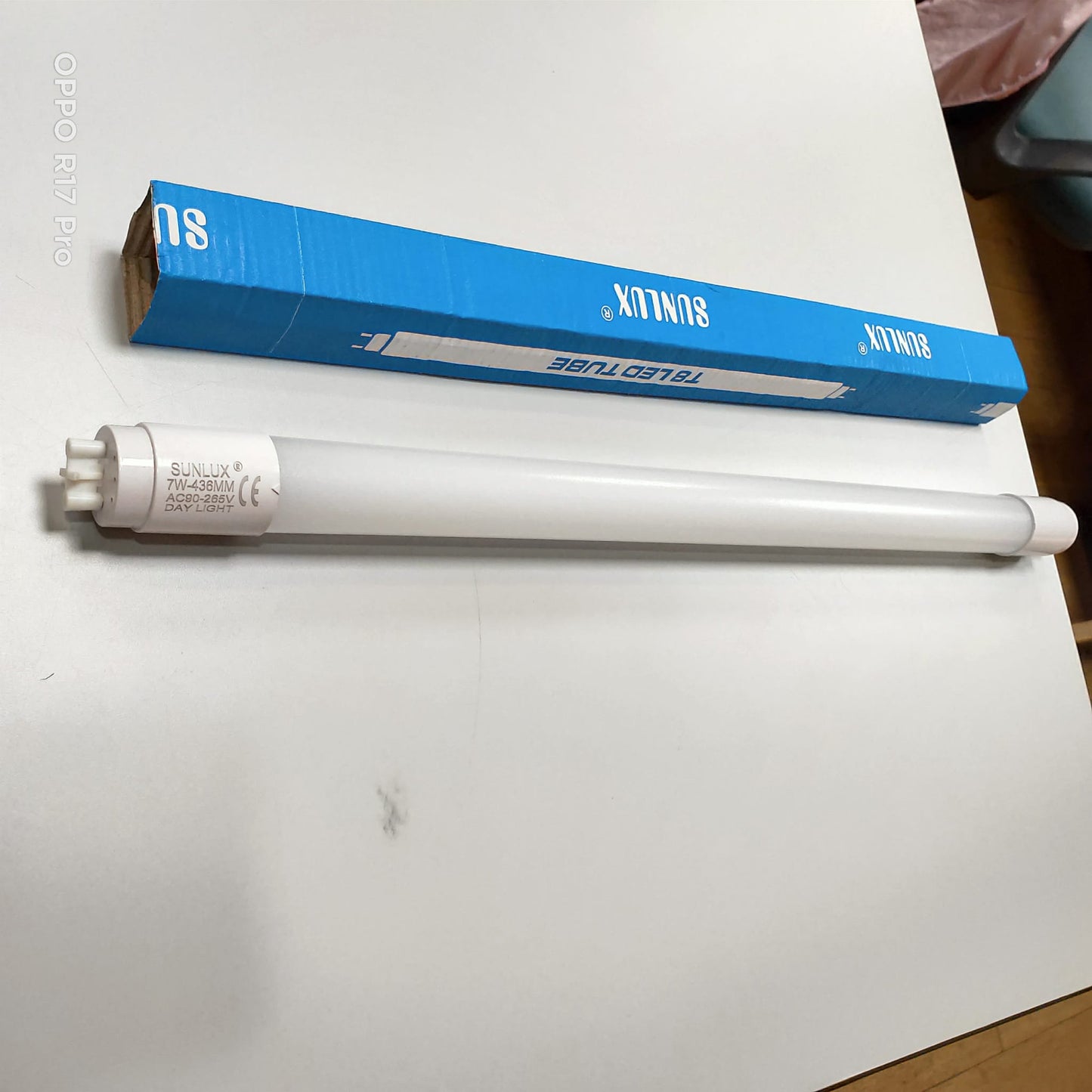 SUNLUX LED TUBE T8 7W (436mm) 6500K AC90-265V 50/60Hz DOUBLE-ENDEDx10Pcs