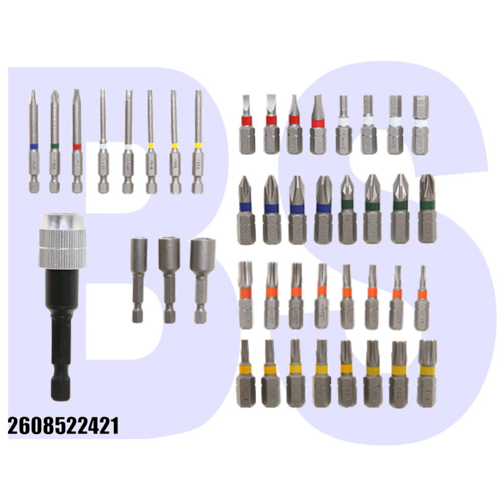 BOSCH 44pcs Pick & Click Extra Hard Screwdriver Bit Set | 2607017734
