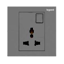 Legrand GALION 282434-C3 13A UNIVERSAL SSO DARK SILVER