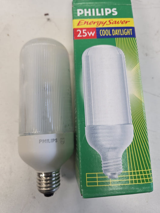 PHILIPS SL25 E27 PRISMATIC COOL DAYLIGHT ENERGY SAVING LAMP x15pcs