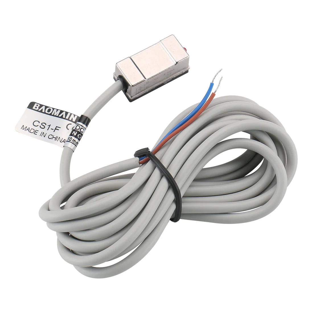 Baomain Air Cylinder Magnetic Sensor Switch CS1-F 100mA 10W NO Function with LED Indicator