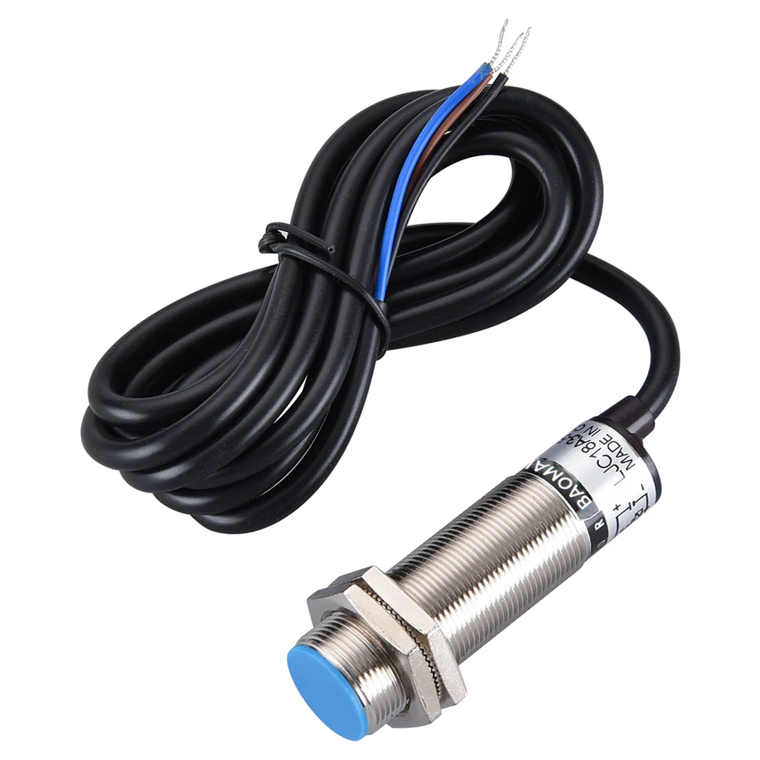 Baomain M18 Capacitance Proximity Sensor Switch DC 10-30V 200mA Detect 5mm