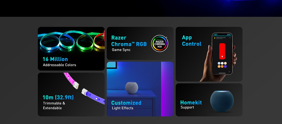 Yeelight Lightstrip Pro (2M) (Color) /Extension (1M)