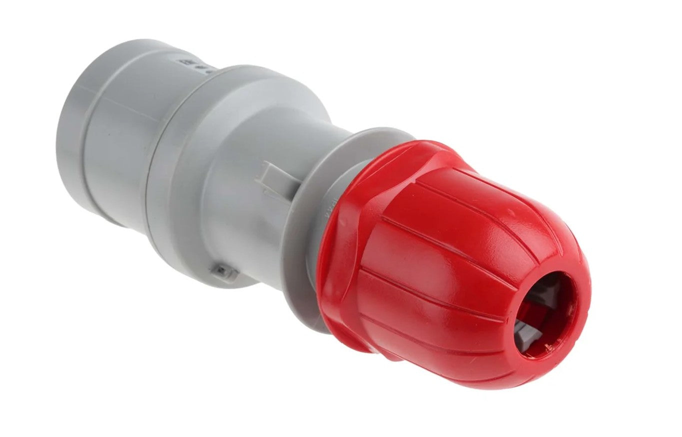 Scame IP44 Red Cable Mount 3P + E Industrial Power Plug, Rated At 32A, 415 Vx 4Pcs