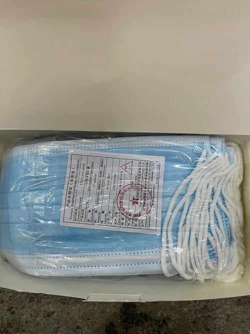 Aiko 3 Layer (3 Ply) Disposable Face Masks (50pcs/box) | Model : MASK-3FM
