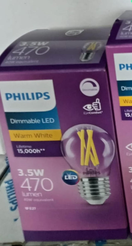 Philips 3.5W 470lm Warm White Dimmable Led Bulb