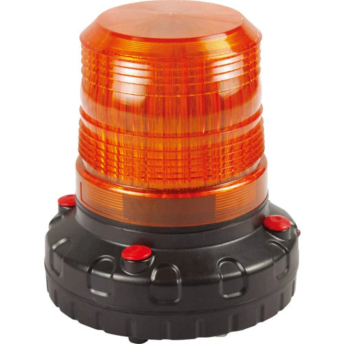 Aiko Yellow LED Revolving Warning Light Rechargeable with Magnetic Base 