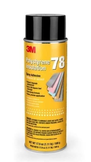 3M Polystyrene Insulation 78 Spray Adhesive