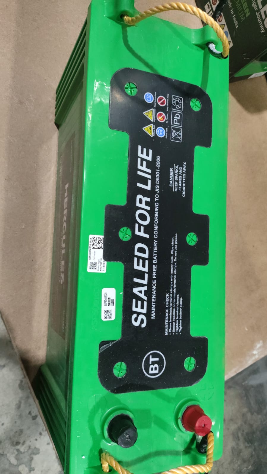 HERCULES 12V 120AH MAINTENANCE FREE BATTERY