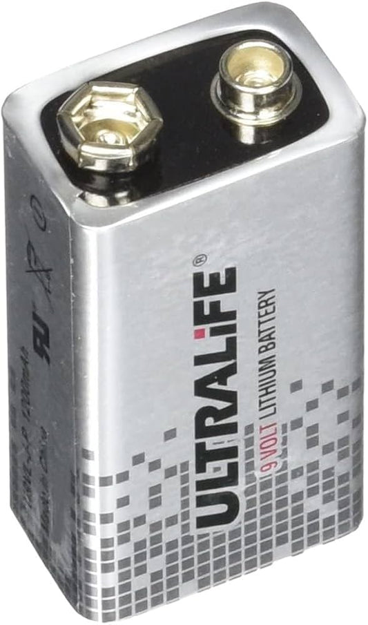 Ultralife 9V Lithium battery – U9VL-J-P 1200mAh